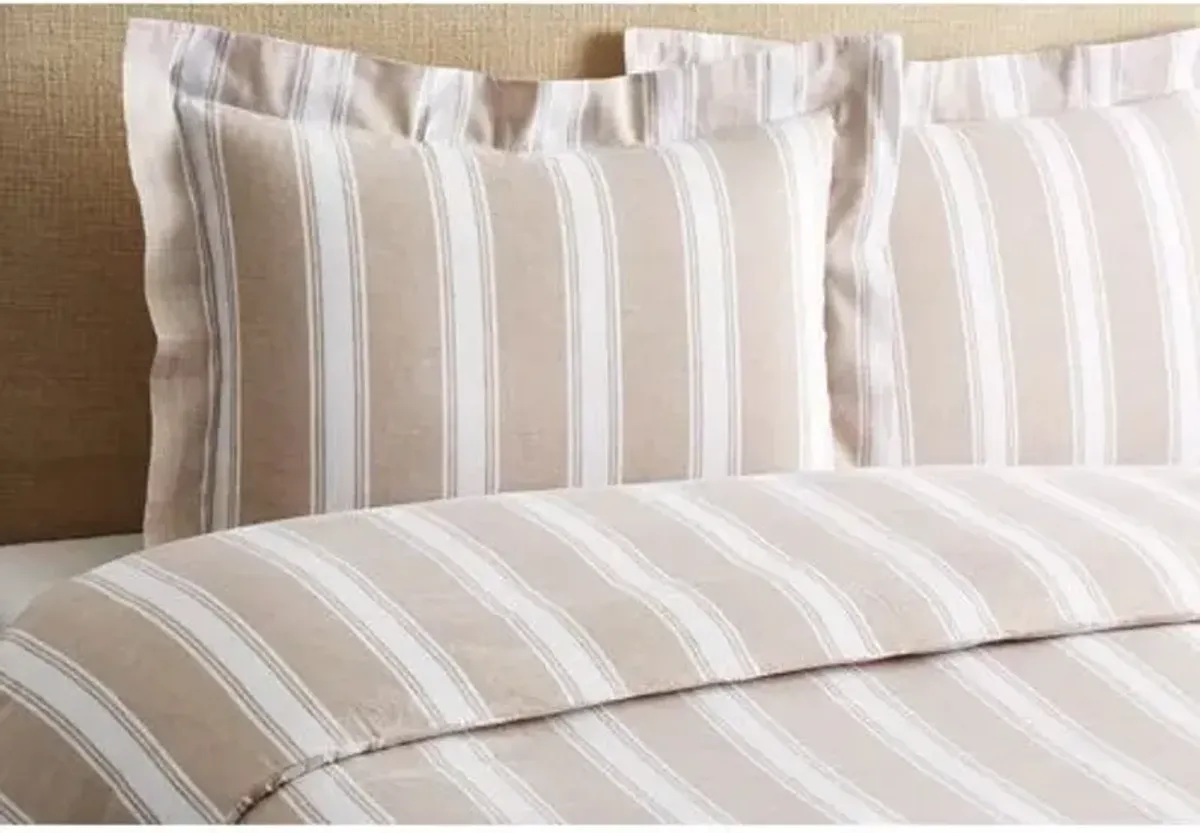 Stripe Duvet Set - Linen - Belle Epoque - Beige