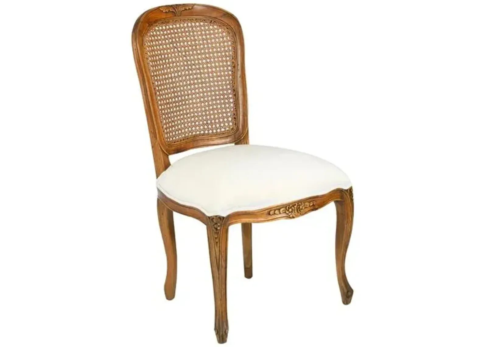 Gable Side Chair - Ivory Linen - Handcrafted