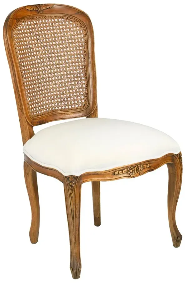 Gable Side Chair, Ivory Linen