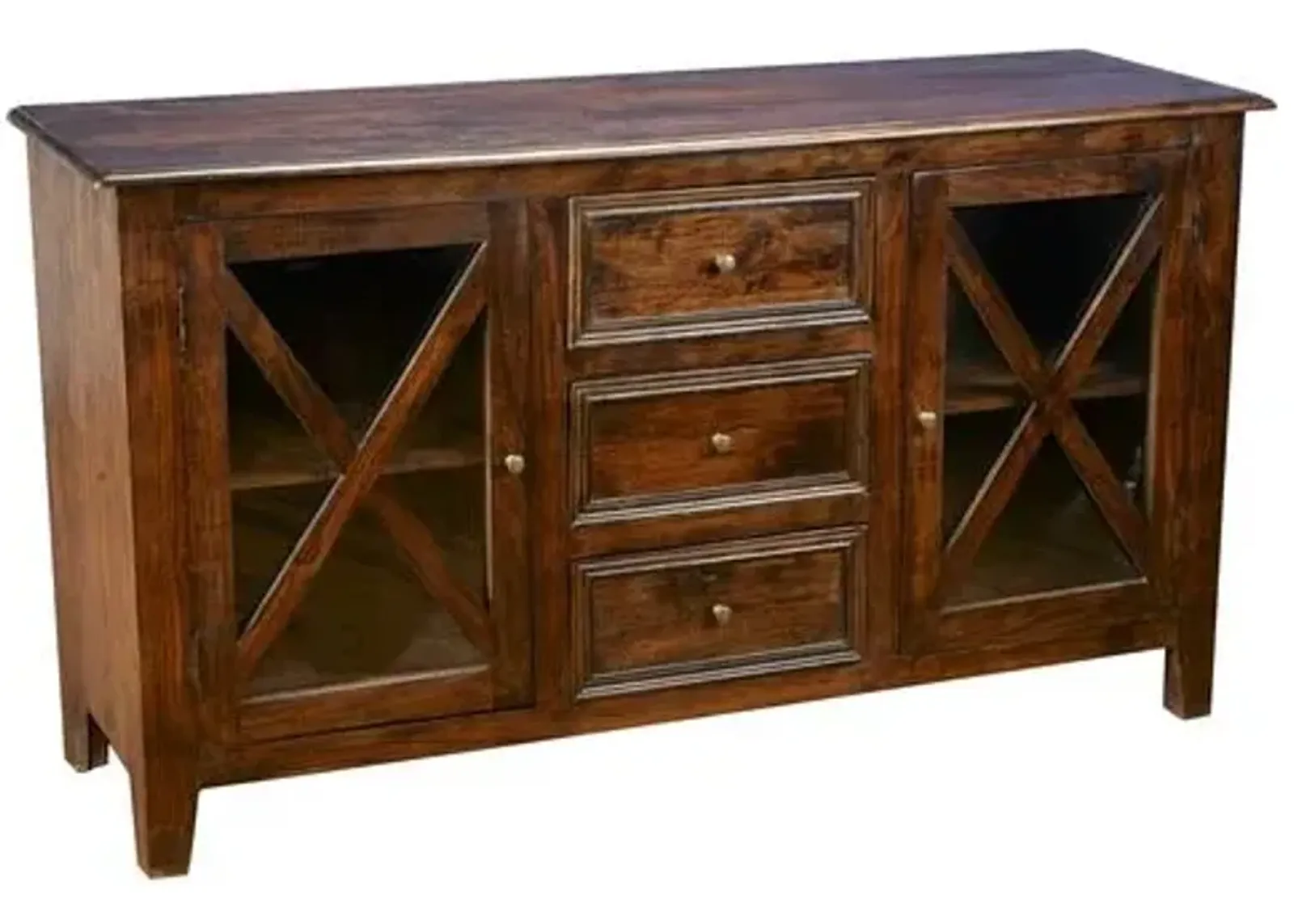 Brielle Sideboard - Pecan - Handcrafted - Brown