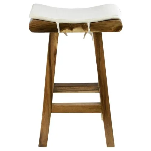 Anzu Barstool - Ivory Linen