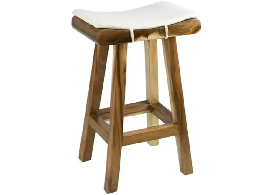 Anzu Barstool - Ivory Linen