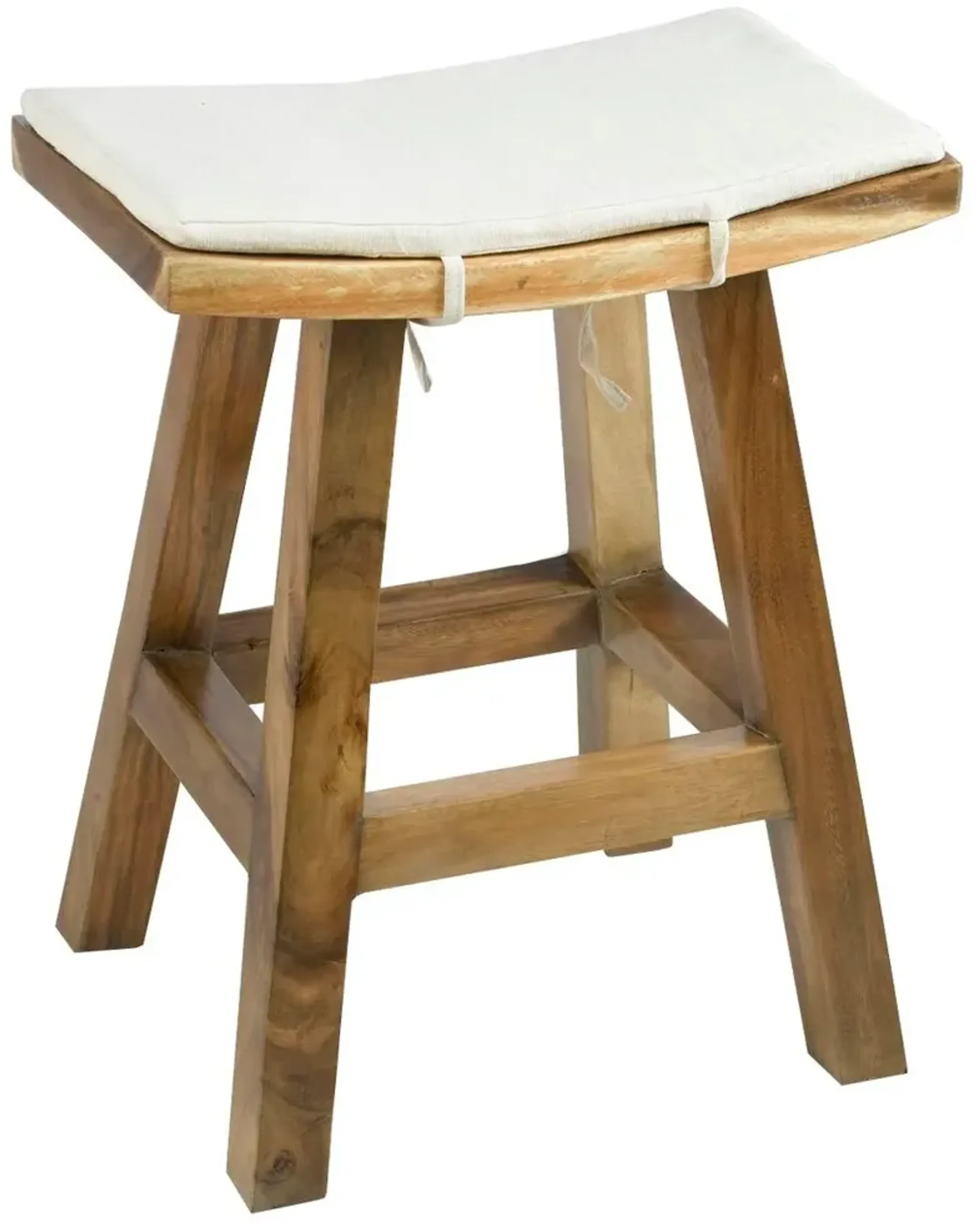 Anzu Counter Stool Ivory Linen One Kings Lane | Furniture.com