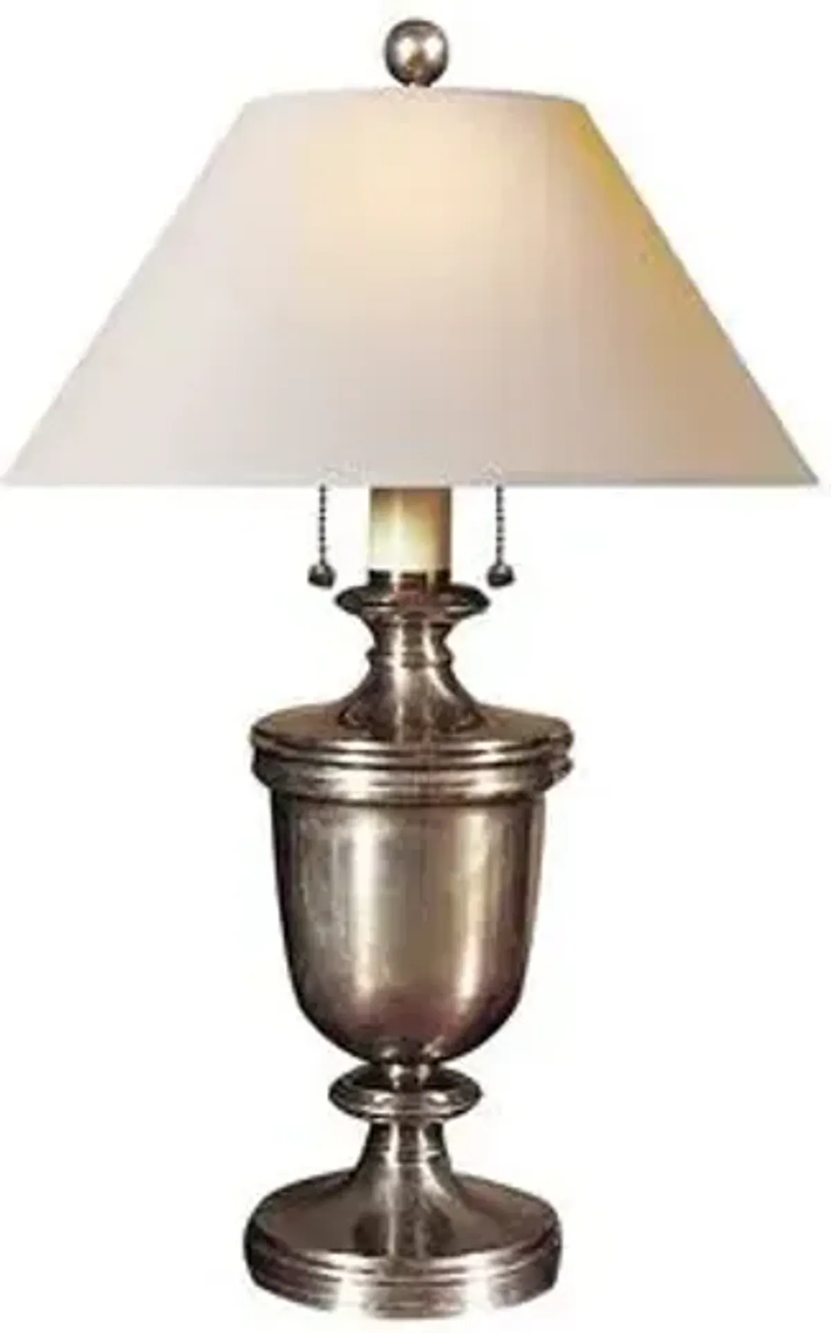 Visual Comfort - Urn Table Lamp - Nickel/Natural