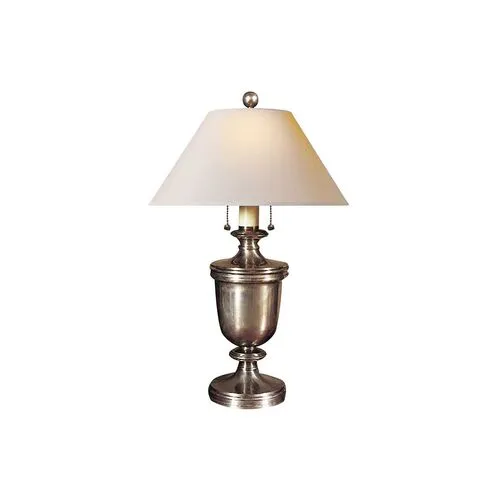 Visual Comfort - Urn Table Lamp - Nickel/Natural