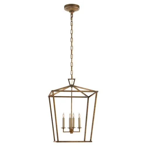 Visual Comfort - Darlana Lantern - Gilded Iron - Gold