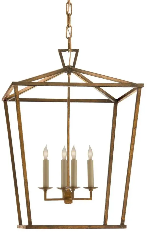 Visual Comfort - Darlana Lantern - Gilded Iron - Gold