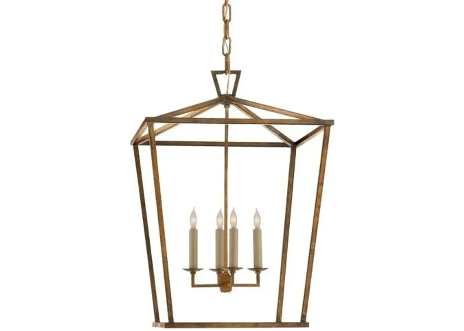 Visual Comfort - Darlana Lantern - Gilded Iron - Gold