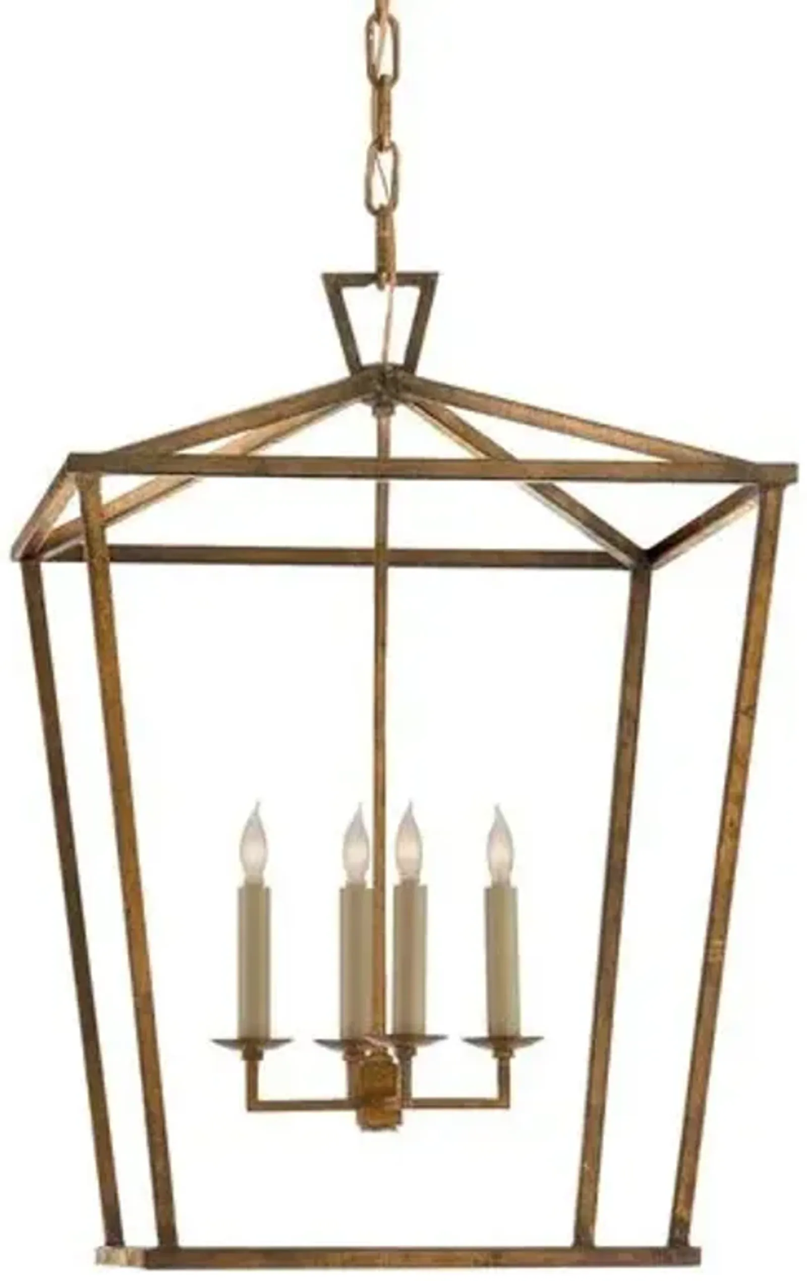 Visual Comfort - Darlana Lantern - Gilded Iron - Gold