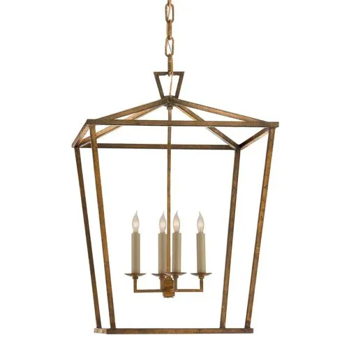 Visual Comfort - Darlana Lantern - Gilded Iron - Gold