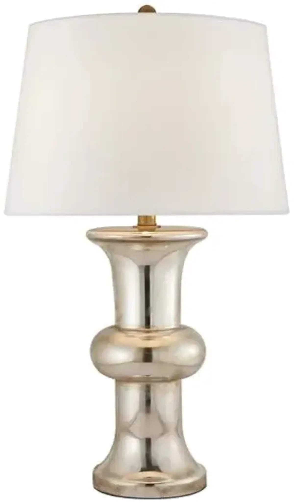 Visual Comfort - Bull Nose Table Lamp - Mercury Glass