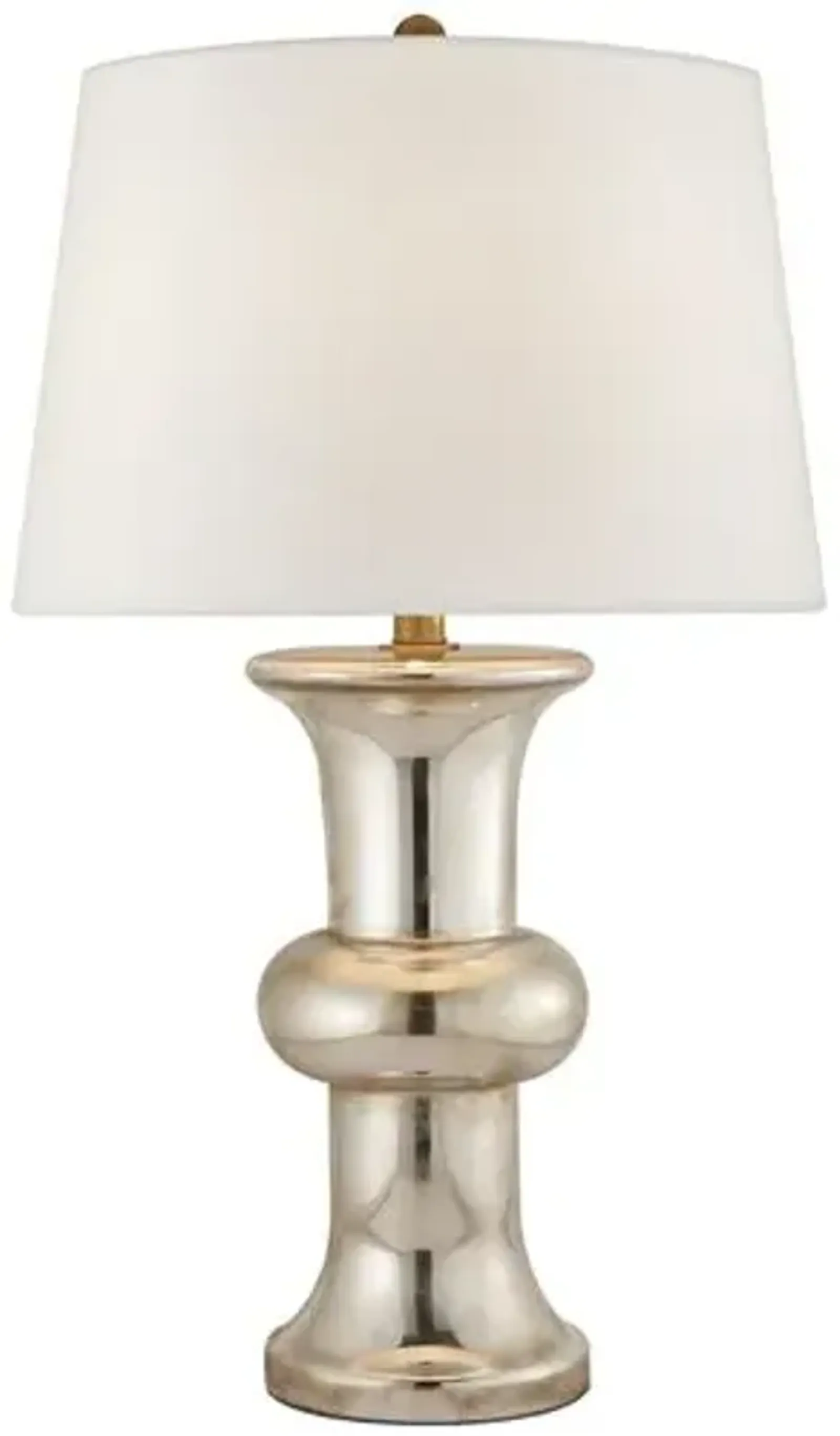 Visual Comfort - Bull Nose Table Lamp - Mercury Glass