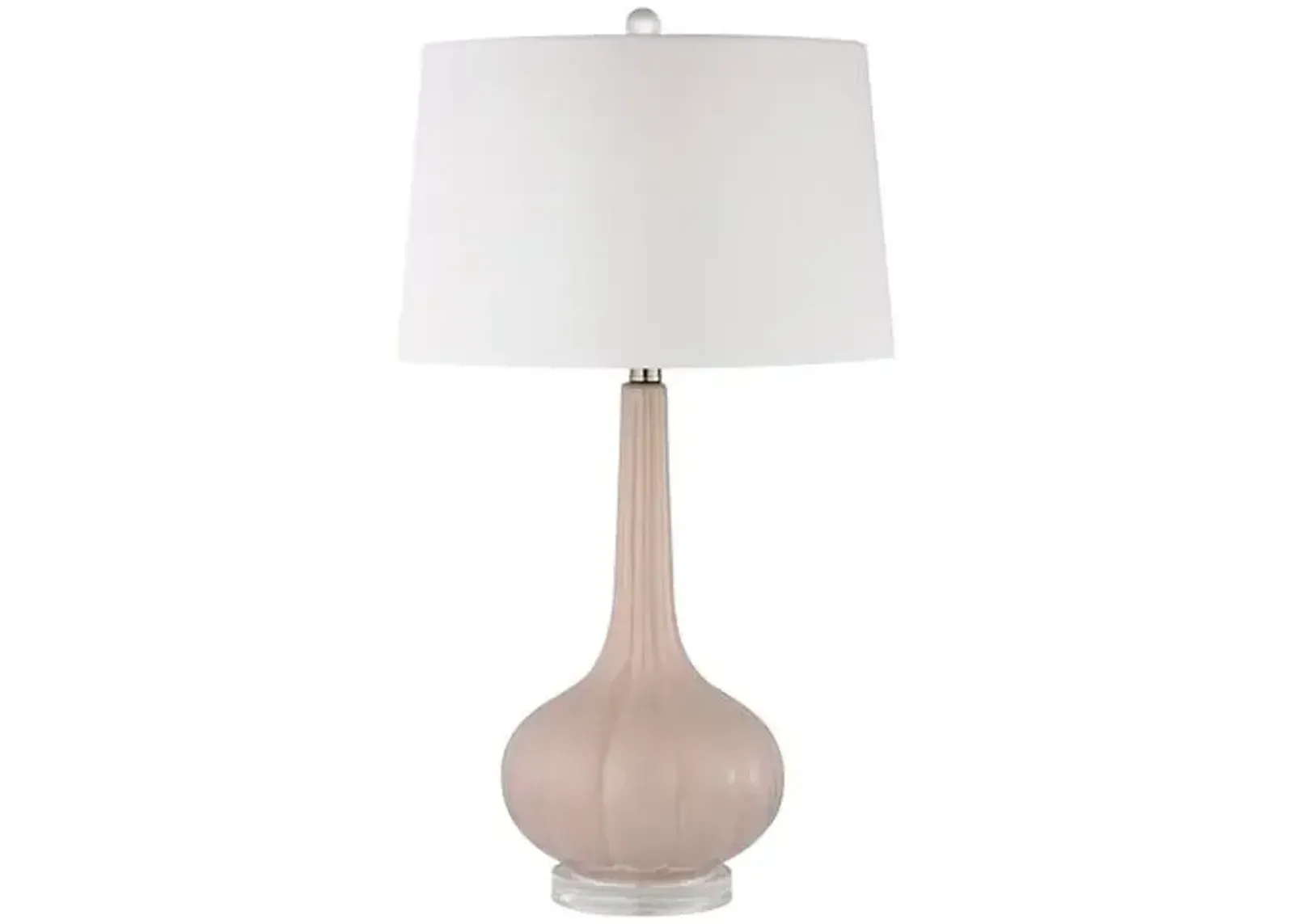 Penny Table Lamp - Pastel Pink