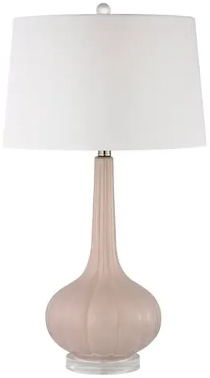 Penny Table Lamp - Pastel Pink