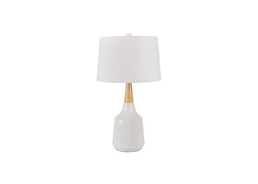 Walker Table Lamp - Light Wood