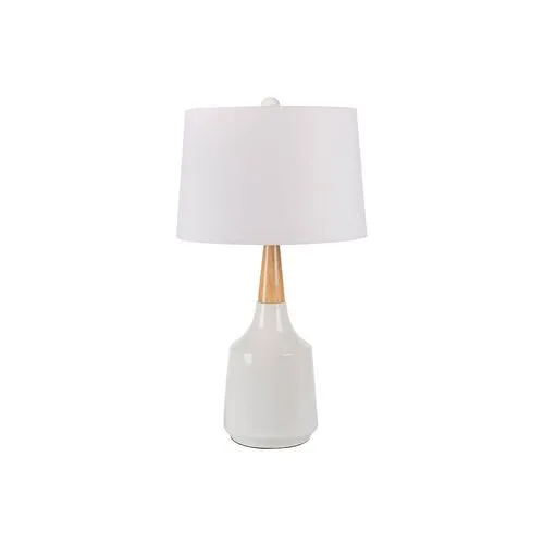 Walker Table Lamp - Light Wood