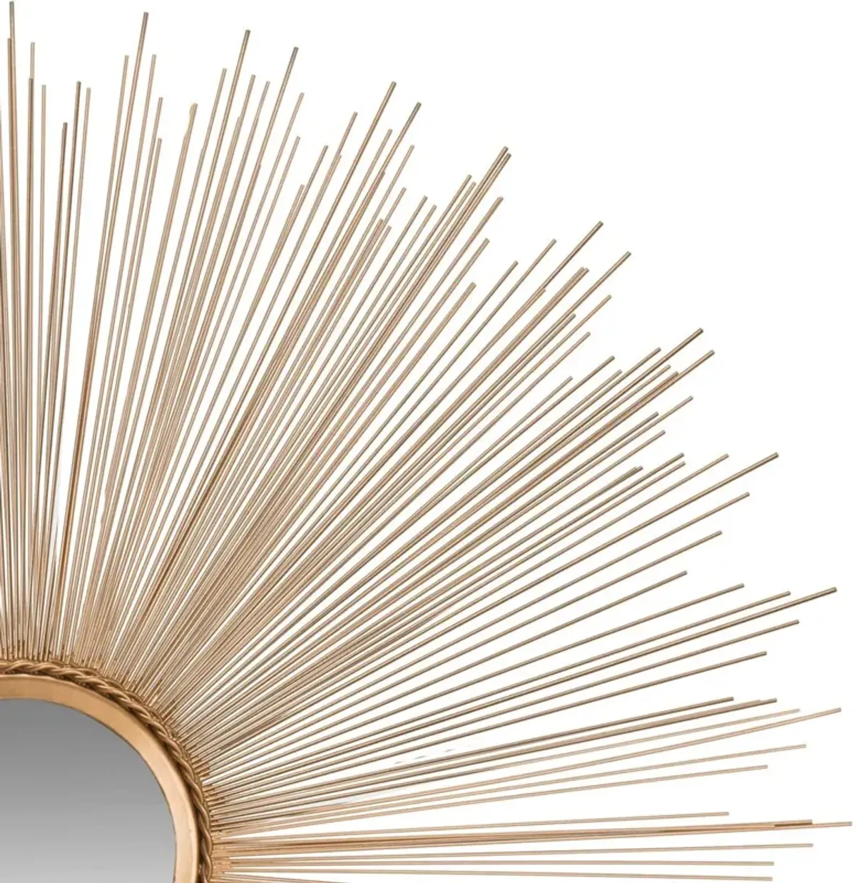 Amber Sunburst Wall Mirror