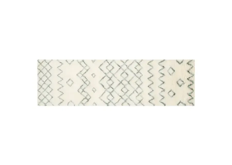 Abhaya Rug - Ivory/Blue - Ivory