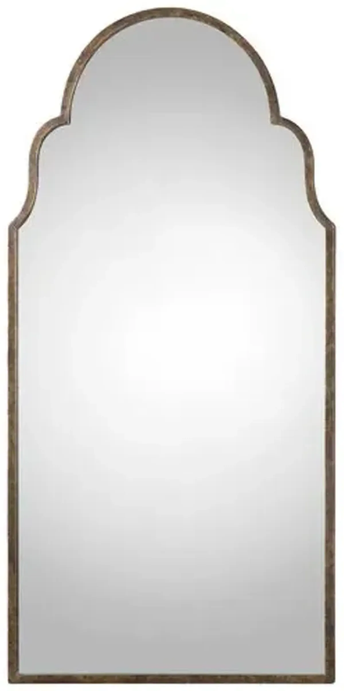 Briar Oversized Arch Wall Mirror - Rust Bronze