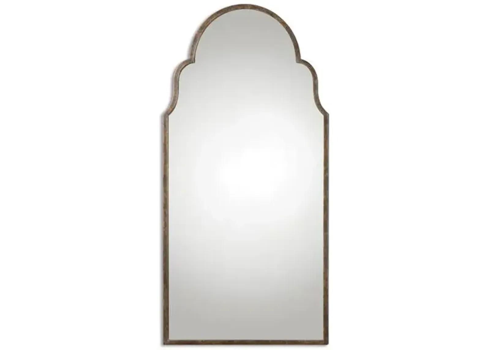 Briar Oversized Wall Mirror - Rust Bronze