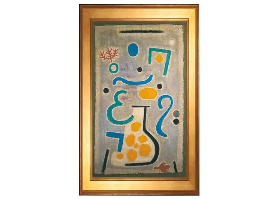 Painting - Paul Klee - The Vase - Munn Works - Blue