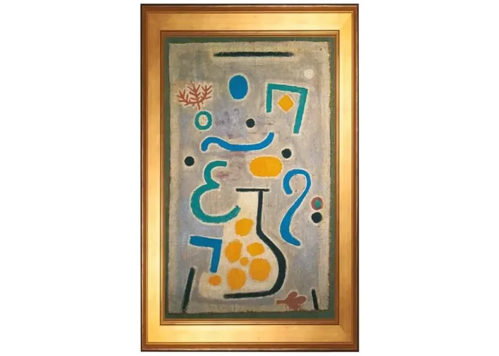 Painting - Paul Klee - The Vase - Munn Works - Blue