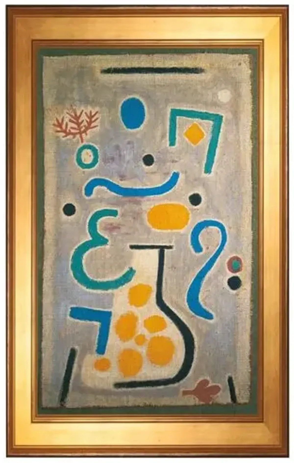 Painting - Paul Klee - The Vase - Munn Works - Blue