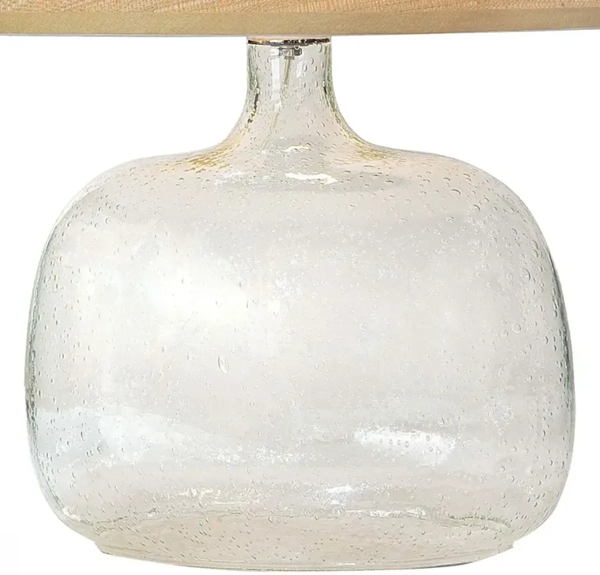 Seeded Glass Table Lamp - Clear - Regina Andrew