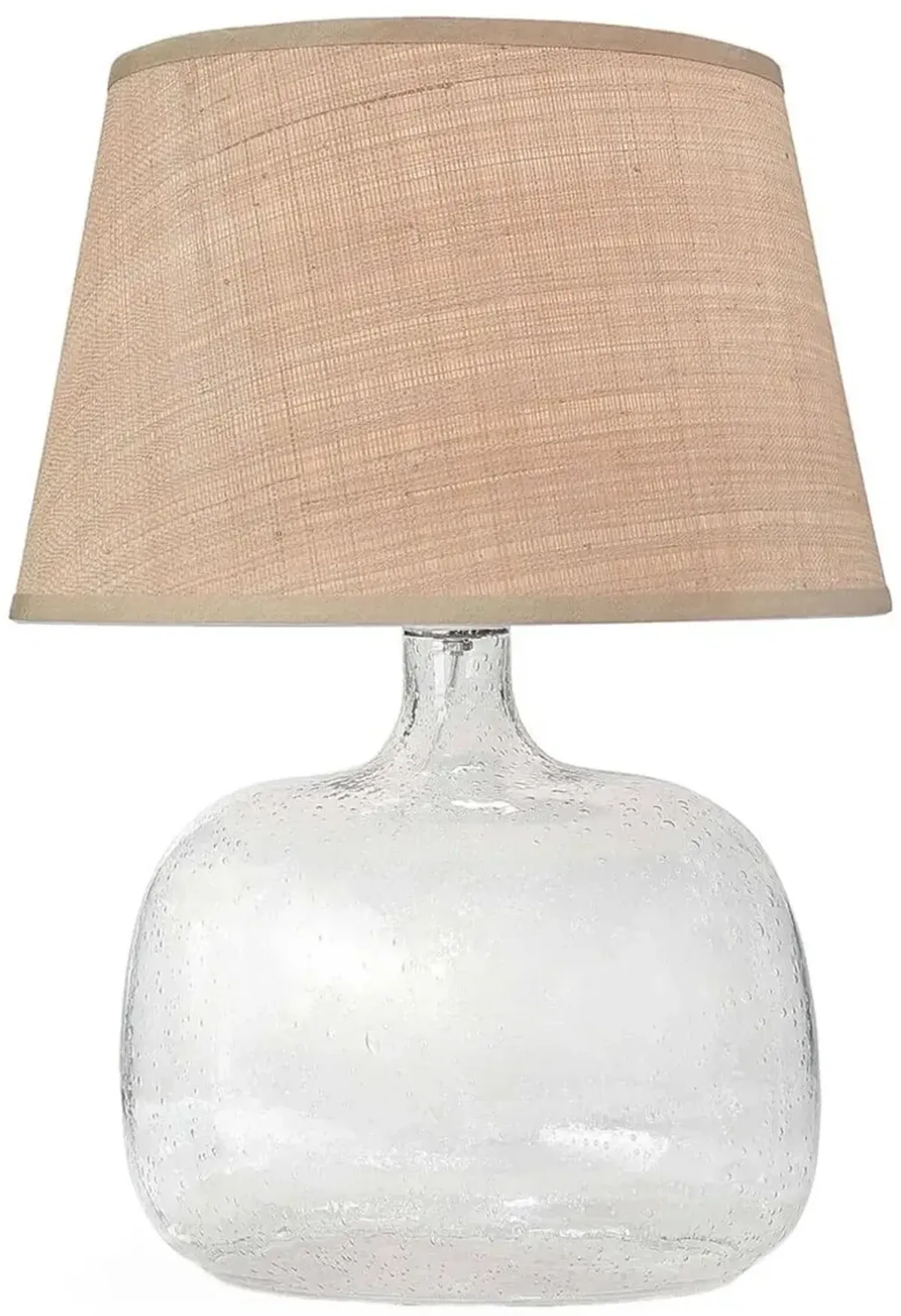 Seeded Glass Table Lamp - Clear - Regina Andrew