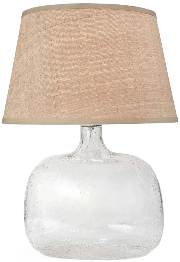 Seeded Glass Table Lamp - Clear - Regina Andrew