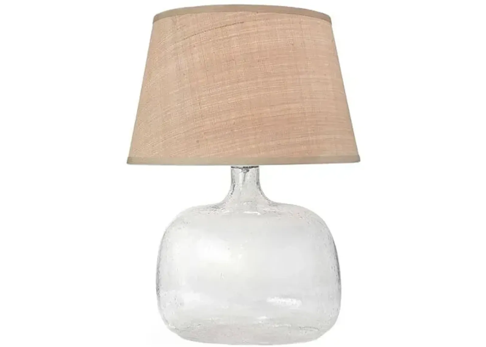 Seeded Glass Table Lamp - Clear - Regina Andrew