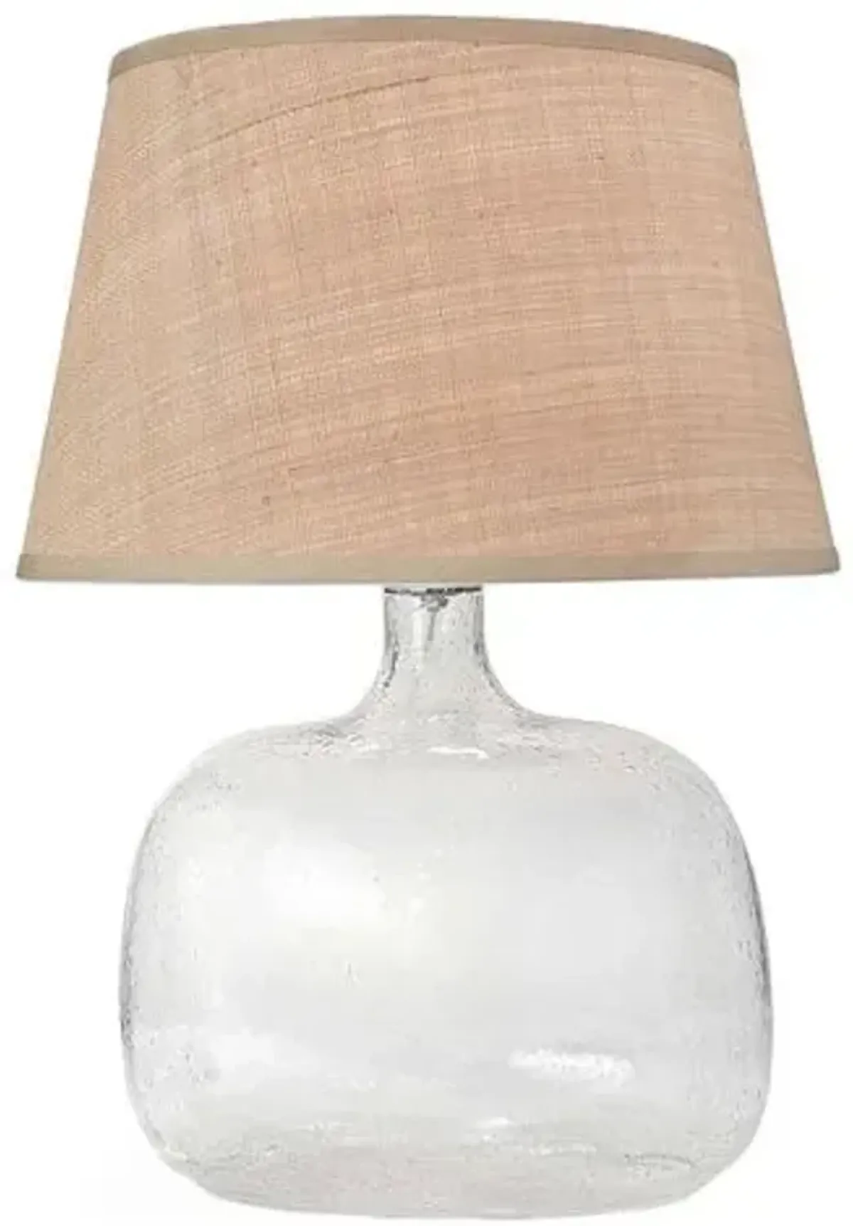 Seeded Glass Table Lamp - Clear - Regina Andrew