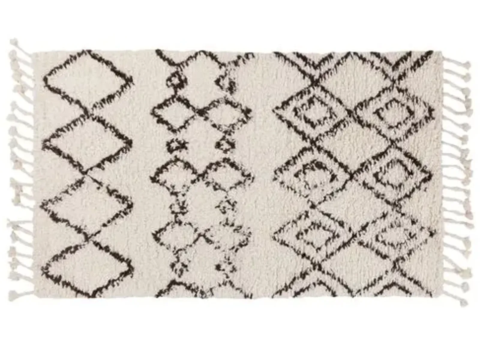 Alita Flat-Weave Rug - Ivory - White - White