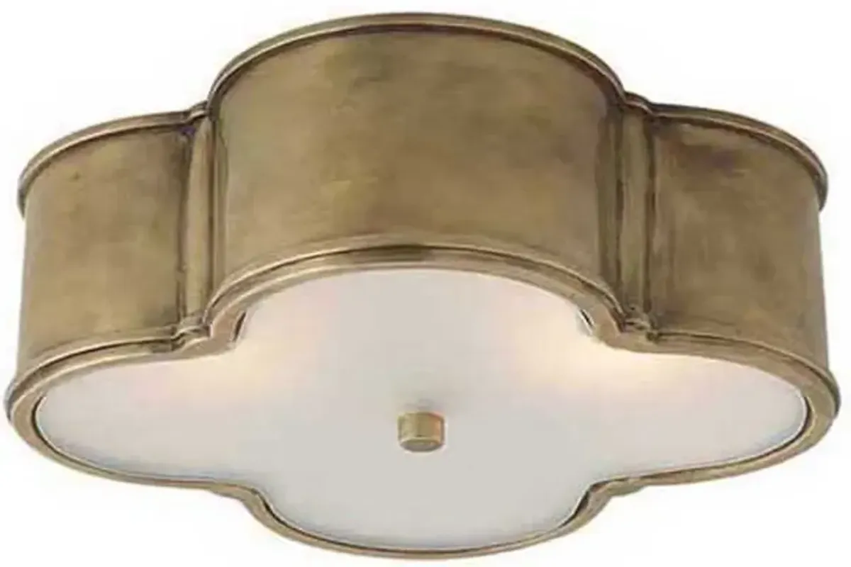 Visual Comfort - Basil Metal Flush Mount - Gold
