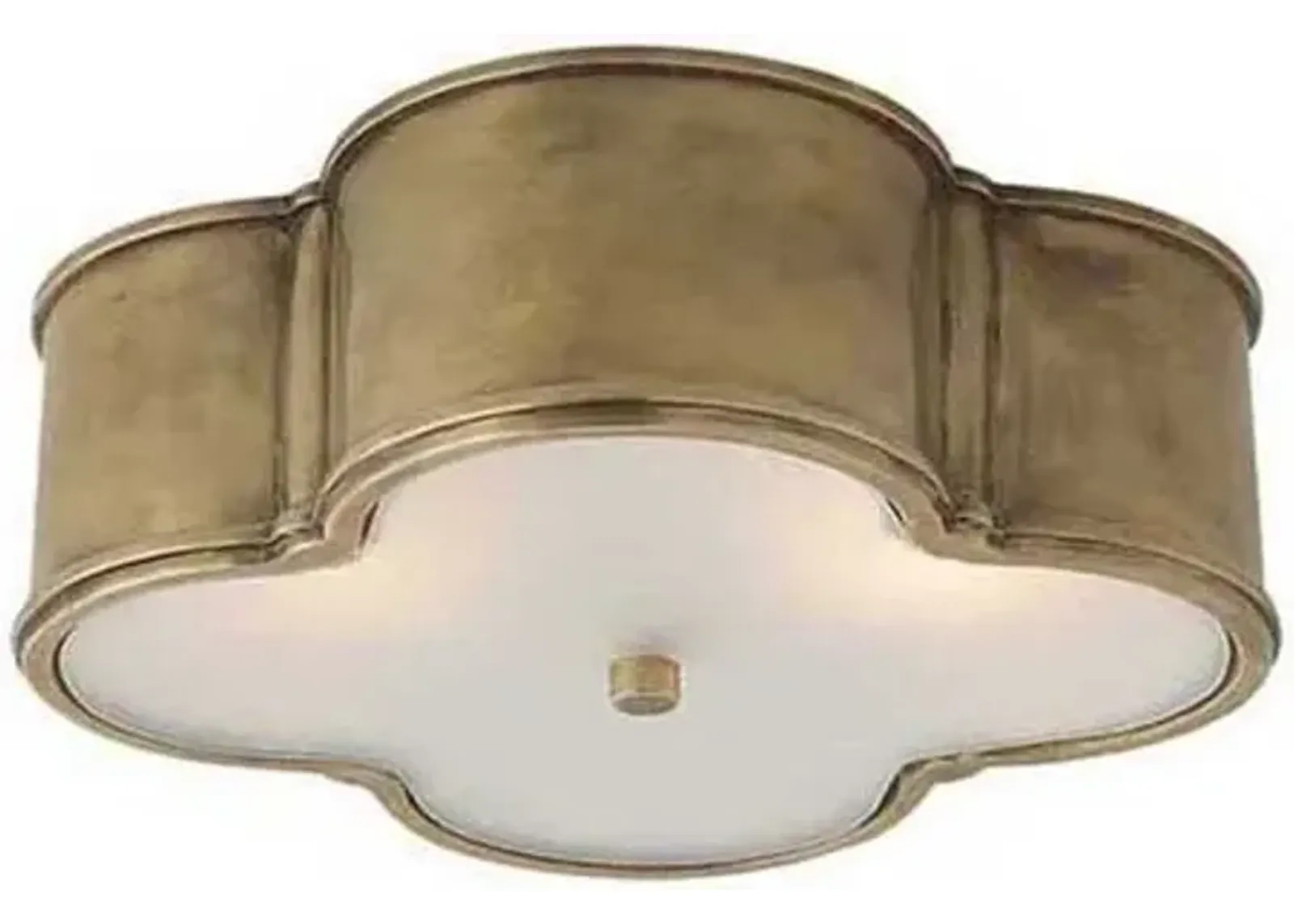 Visual Comfort - Basil Metal Flush Mount - Gold