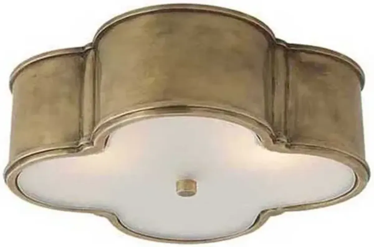 Visual Comfort - Basil Metal Flush Mount - Gold