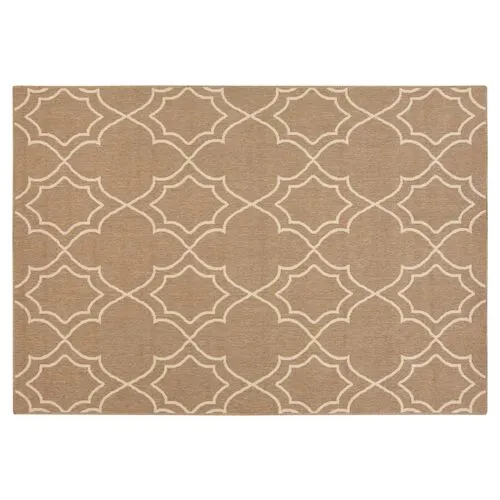 Liza Outdoor Rug - Taupe - Gray - Gray