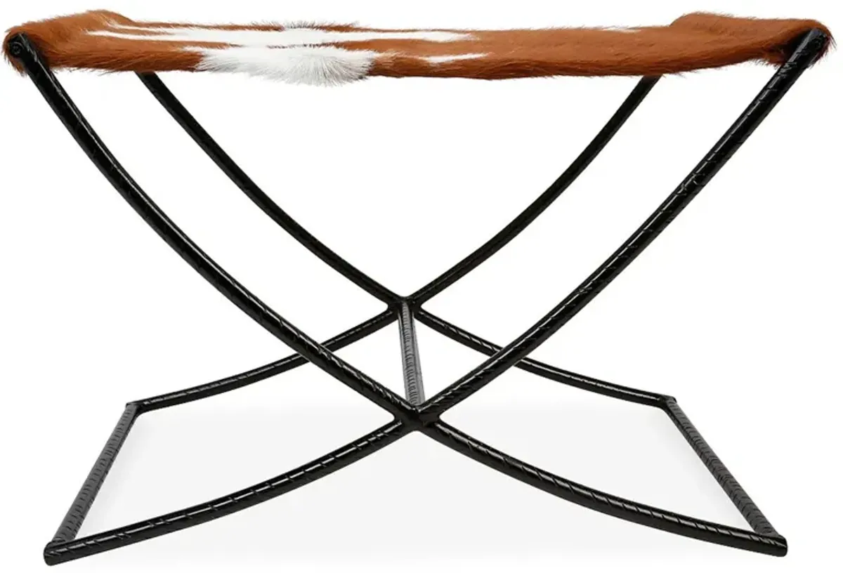 Harper Stool - Cowhide - Handcrafted