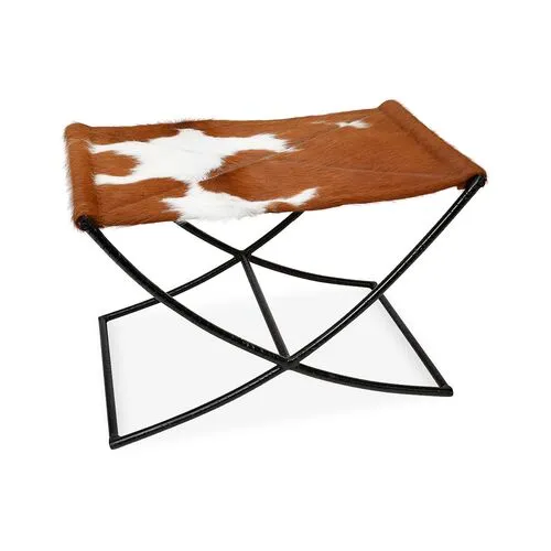 Harper Stool - Cowhide - Handcrafted