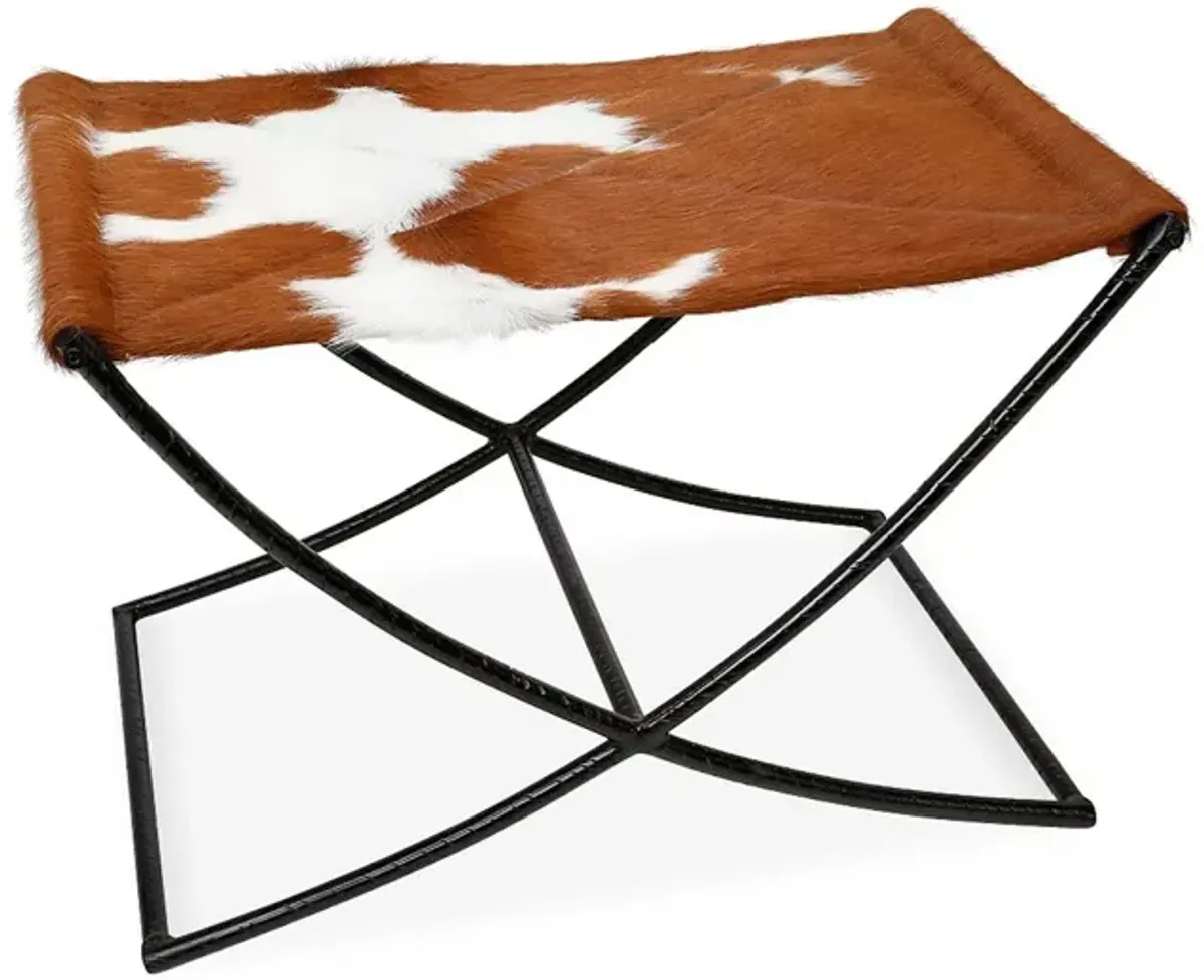 Harper Stool - Cowhide - Handcrafted