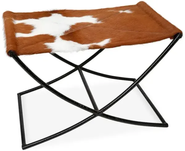 Harper Stool - Cowhide - Handcrafted
