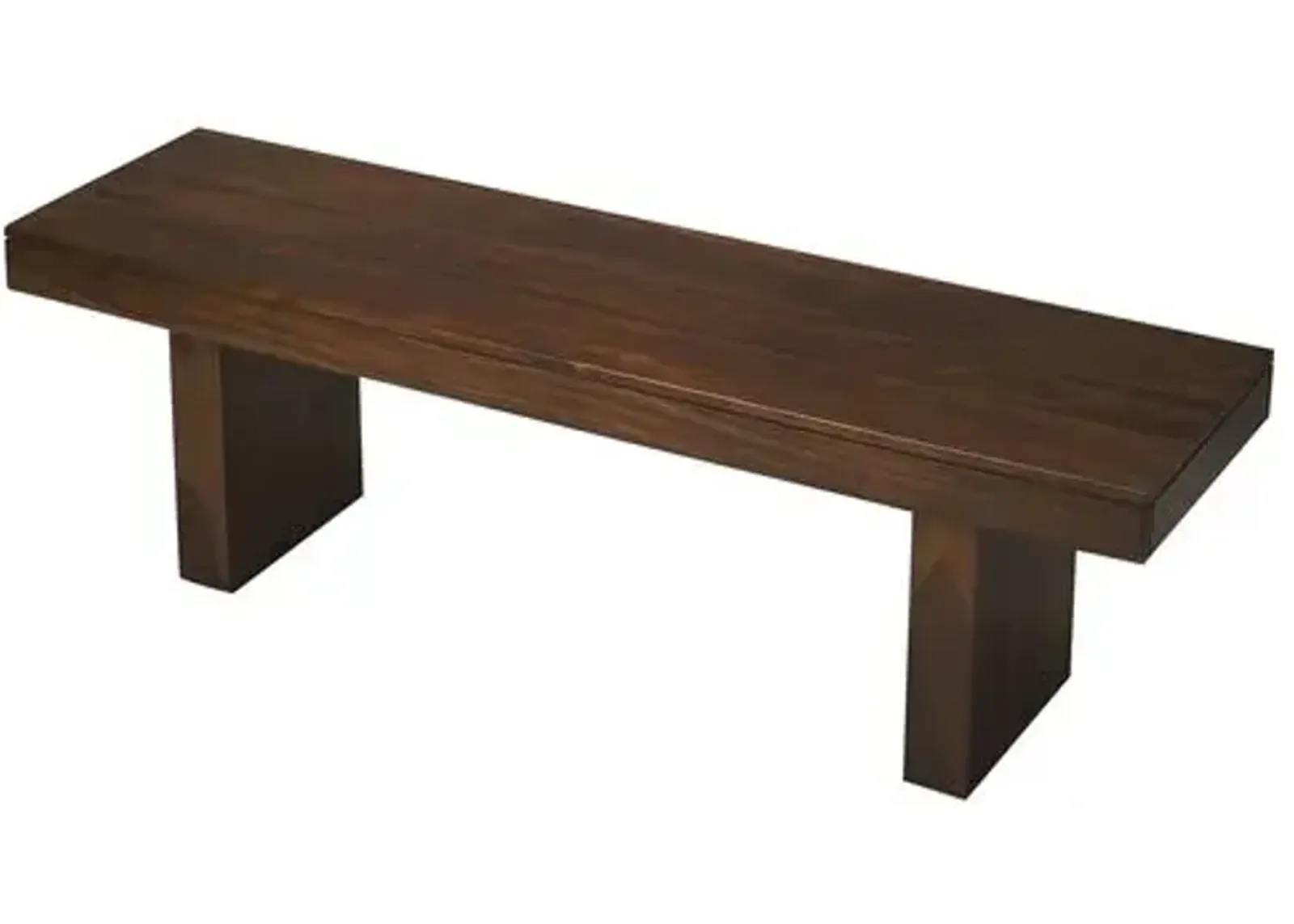 Zyiad Bench - Walnut - Brown