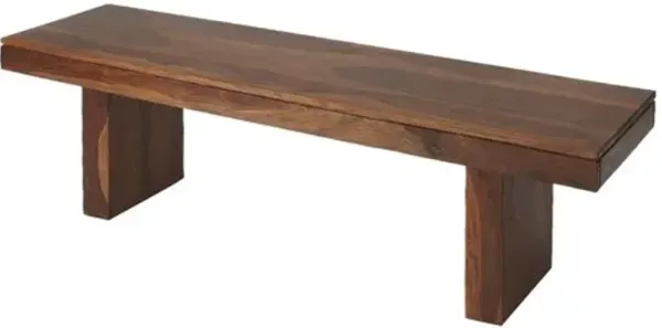 Zyiad Bench - Walnut - Brown