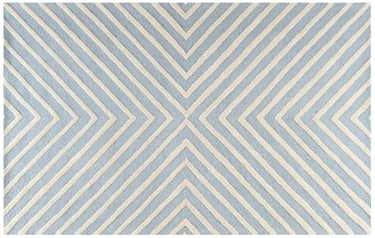 Yvaine Rug - Sky/Ivory - Blue - Blue