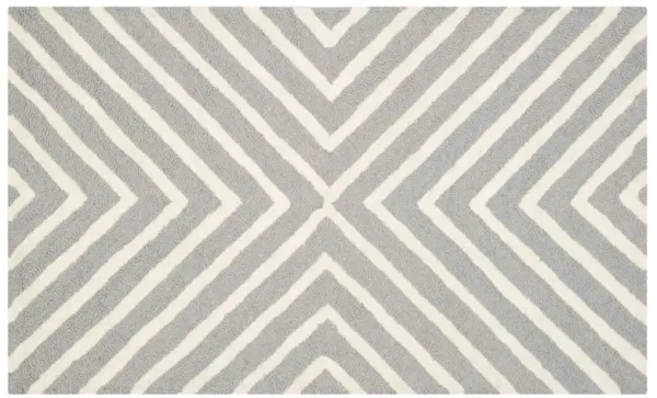Yvaine Rug, Gray/Ivory