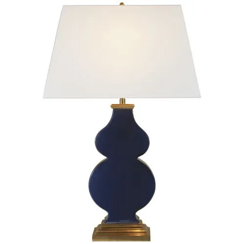 Visual Comfort - Anita Table Lamp - Midnight Blue Porcelain