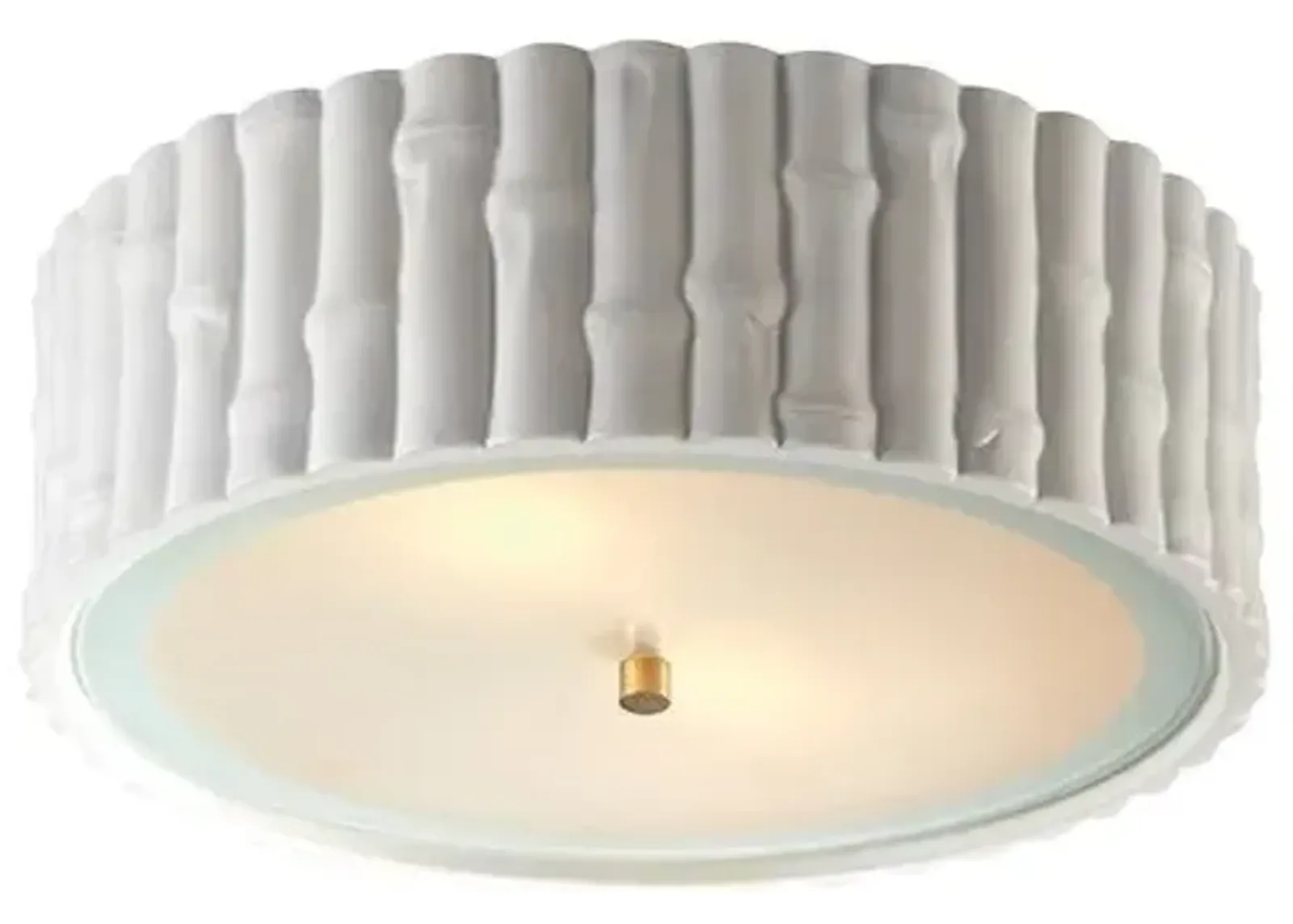 Visual Comfort - Frank Flush Mount - Plaster White