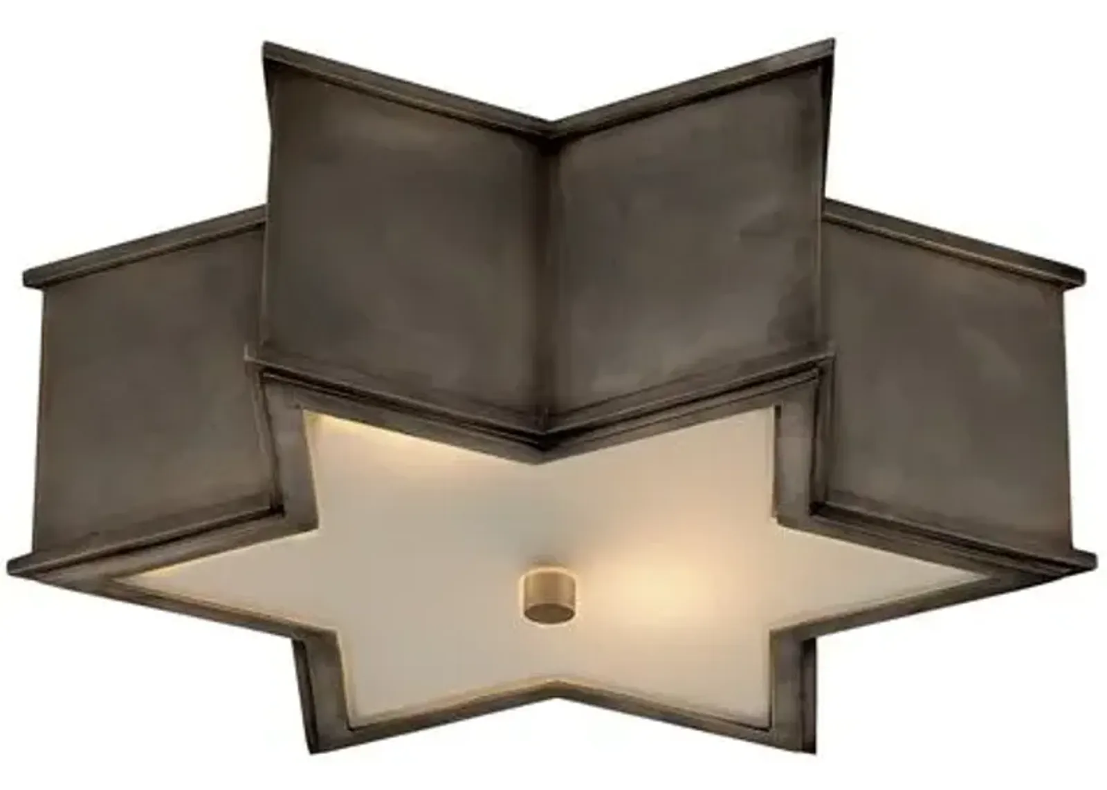 Visual Comfort - Sophia Flush Mount - Gunmetal - Black