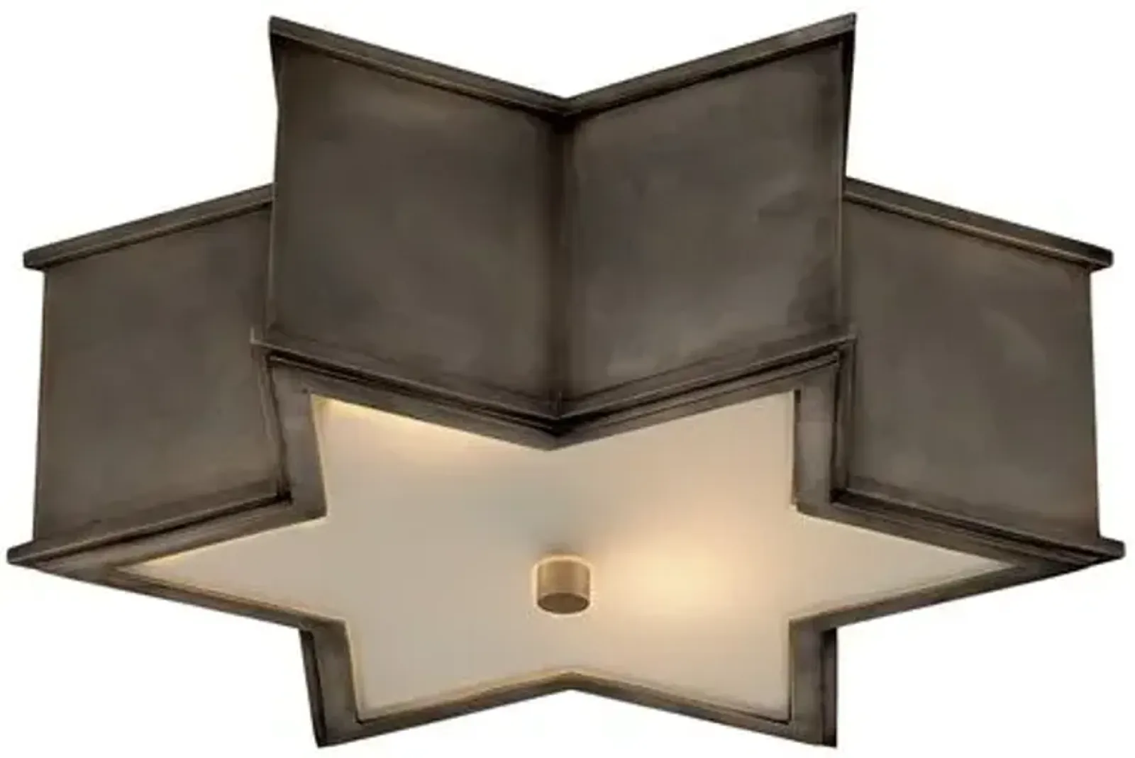 Visual Comfort - Sophia Flush Mount - Gunmetal - Black