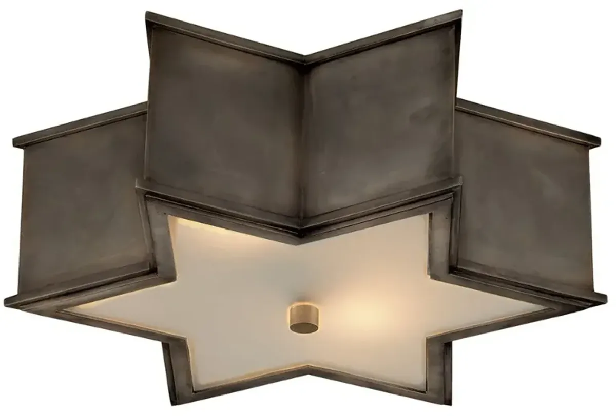 Visual Comfort - Sophia Flush Mount - Gunmetal - Black